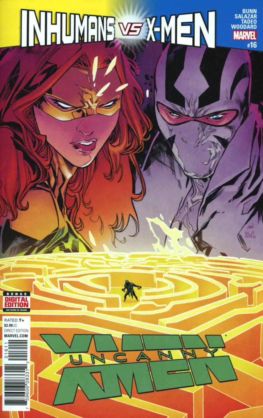 Uncanny X-Men Vol 4 #16 Cover A Regular Ken Lashley Cover (Inhumans vs X-Men Tie-In)