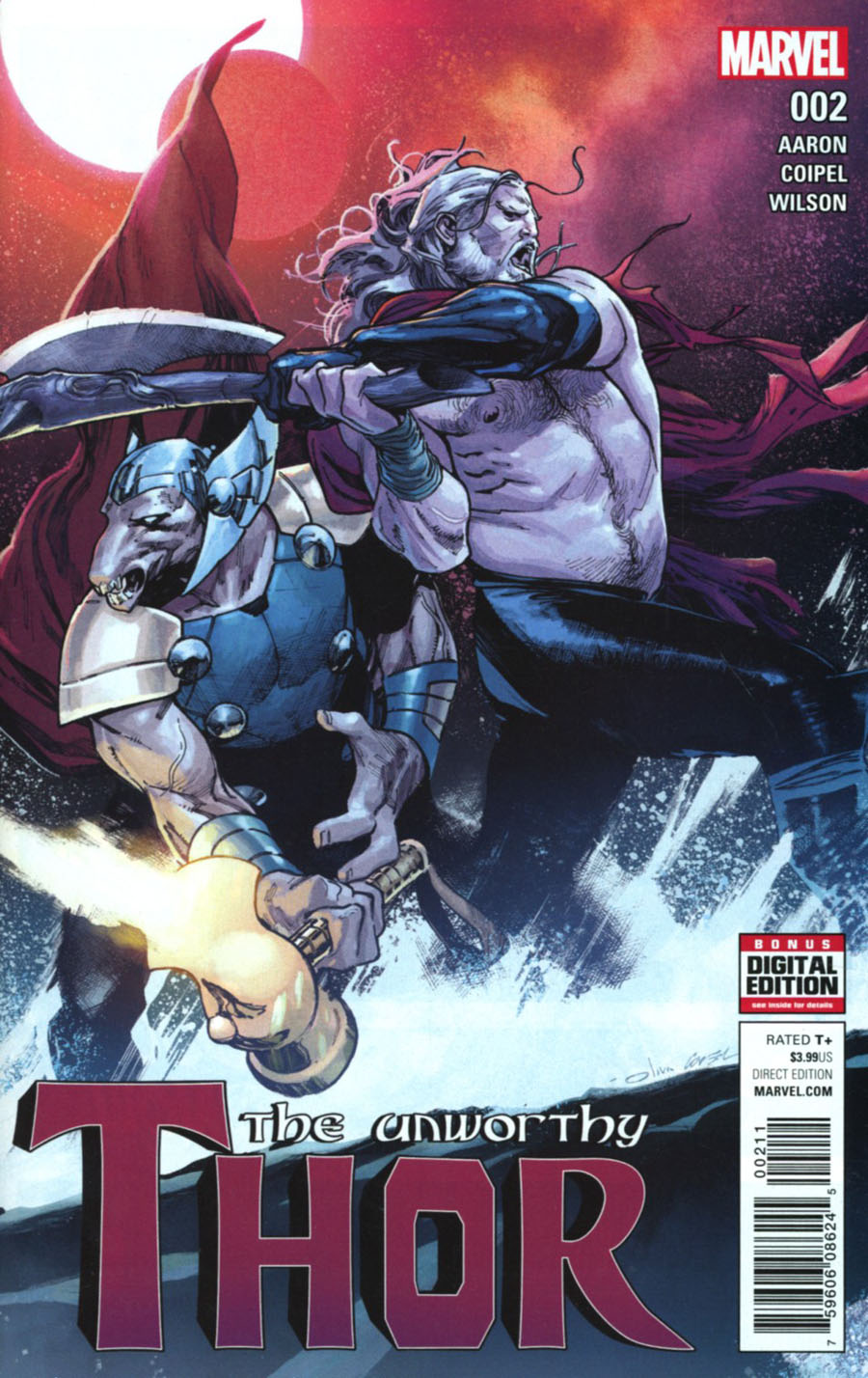 Unworthy Thor #2 Cover A 1st Ptg Regular Olivier Coipel Cover