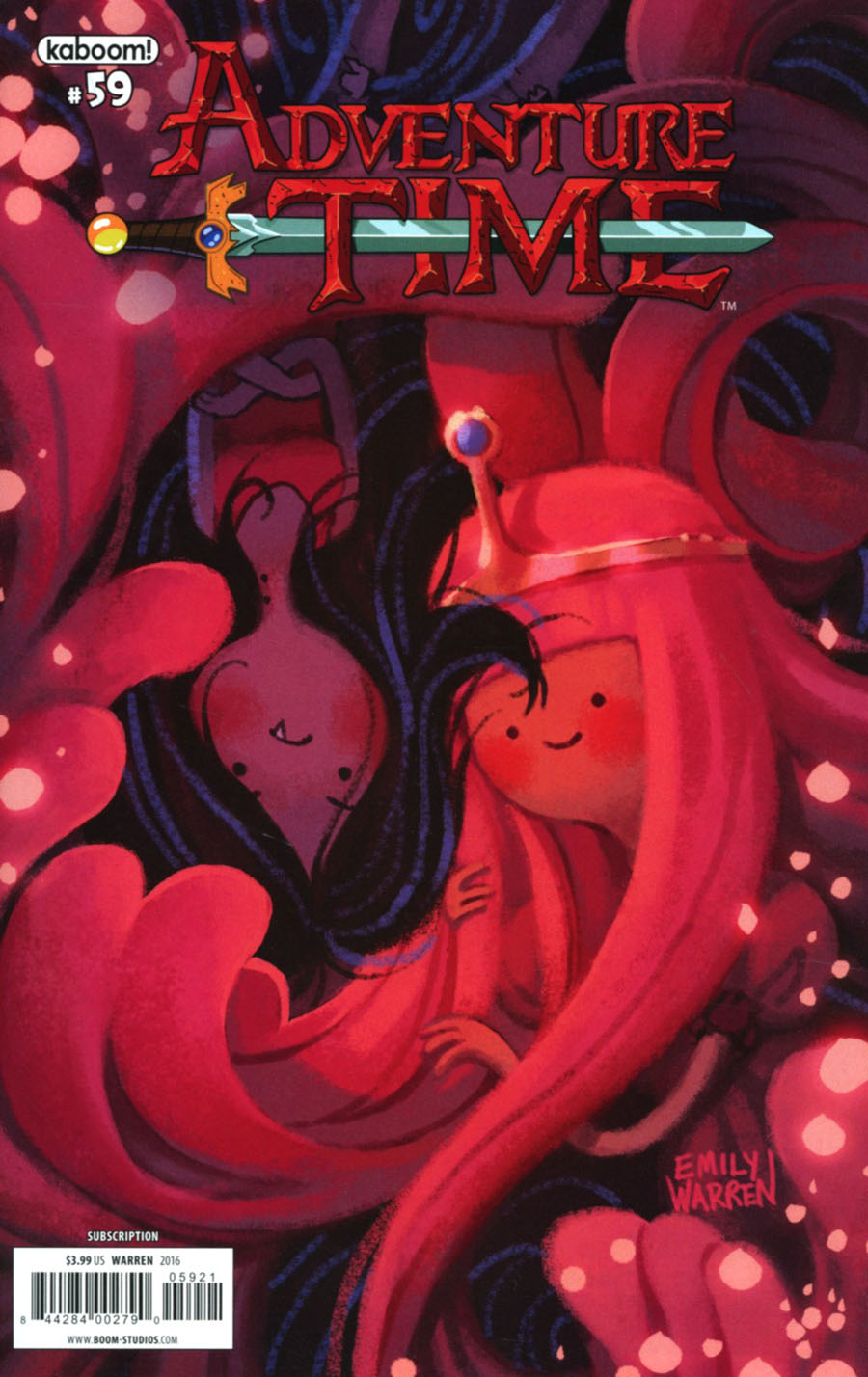 Adventure Time #59 Cover B Variant Emily Warren Subscription Cover