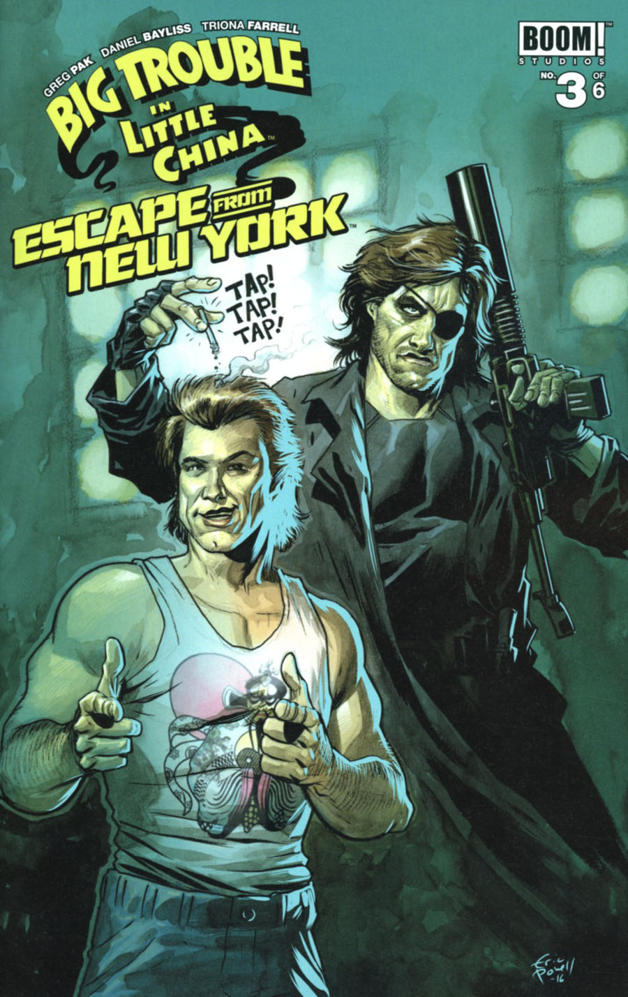 Big Trouble In Little China Escape From New York #3 Cover B Variant Eric Powell Subscription Cover