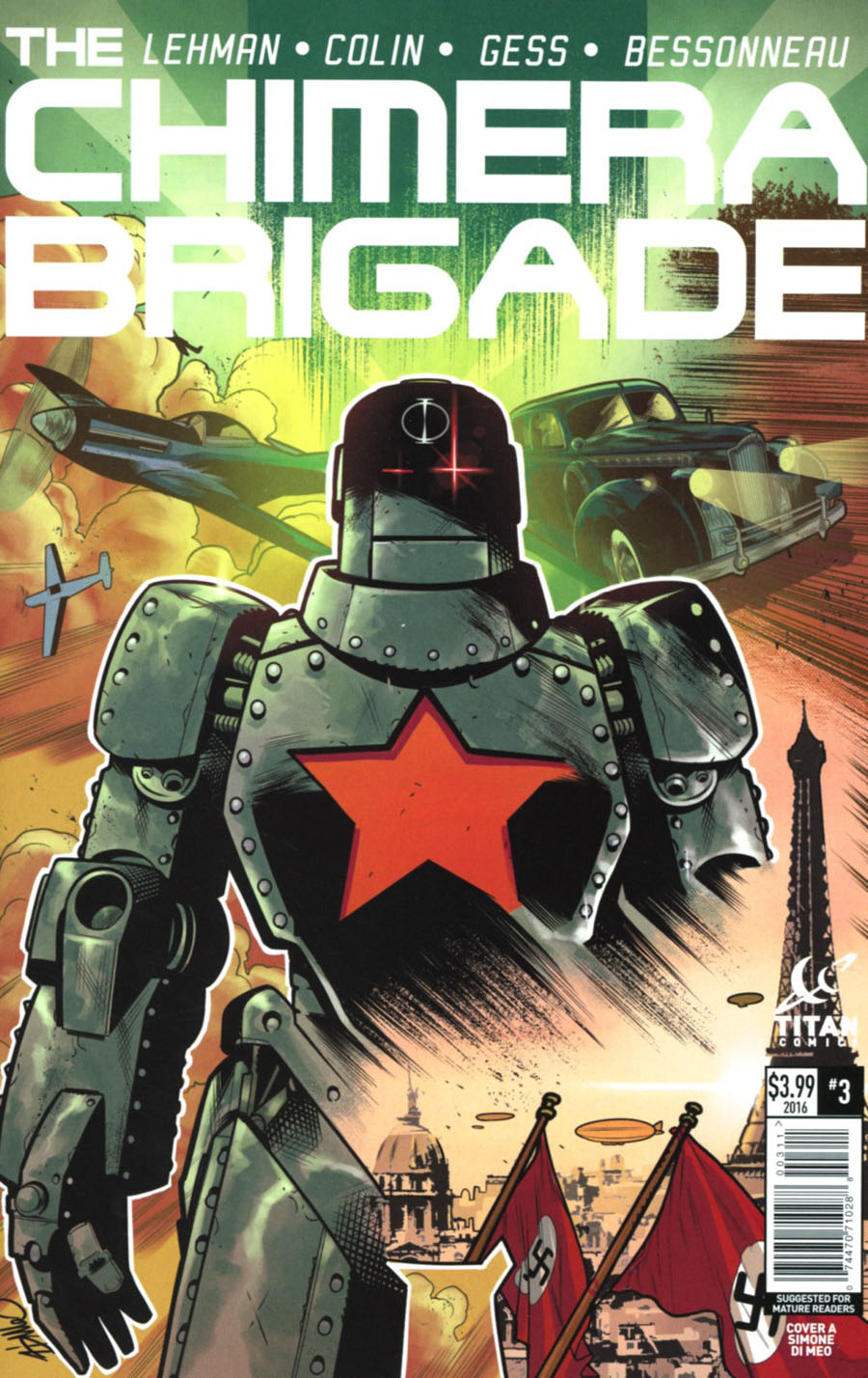 Chimera Brigade #3 Cover A Regular Simone Di Meo Cover