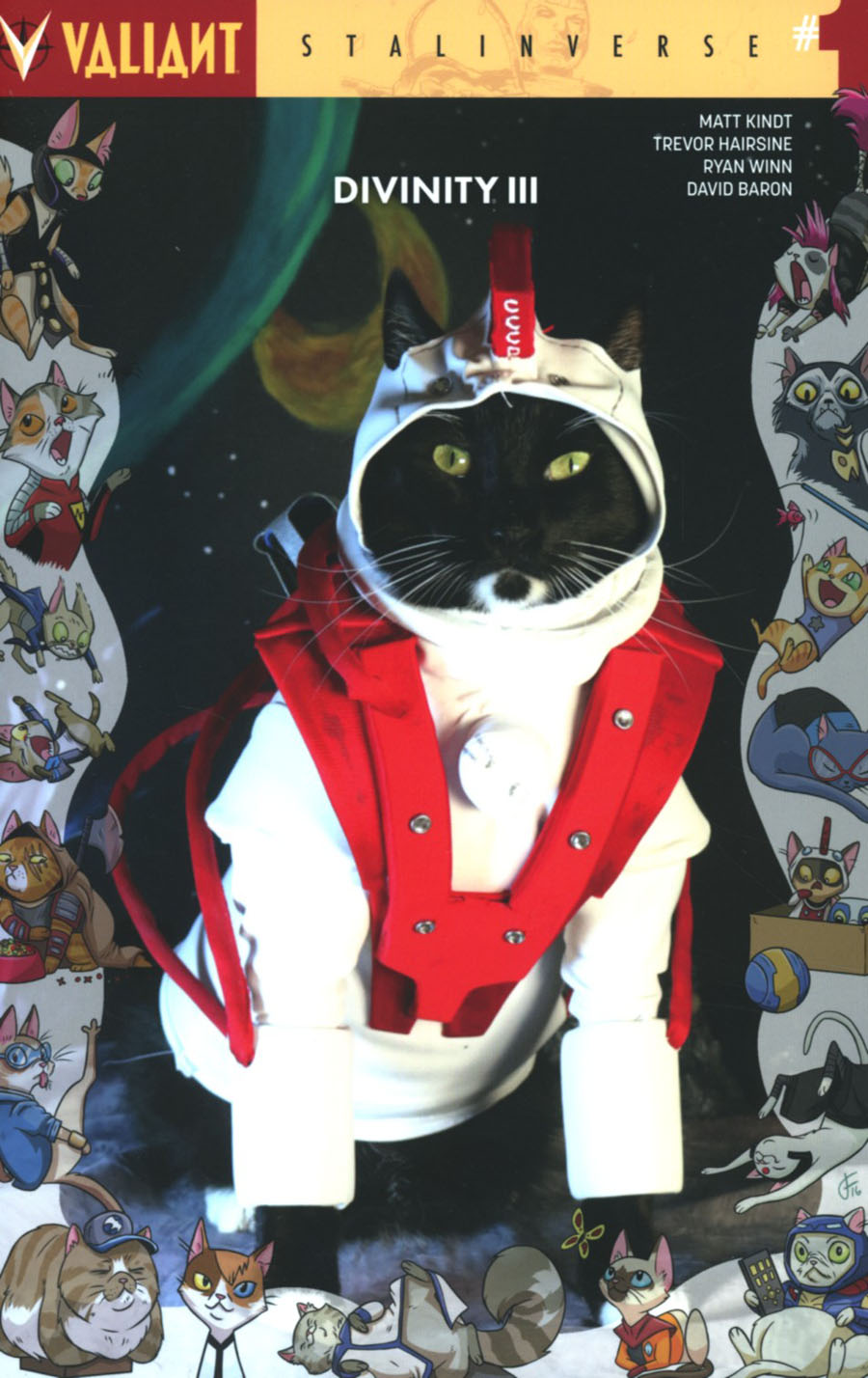 Divinity III Stalinverse #1 Cover D Variant Valiant Cat Cosplay Cover