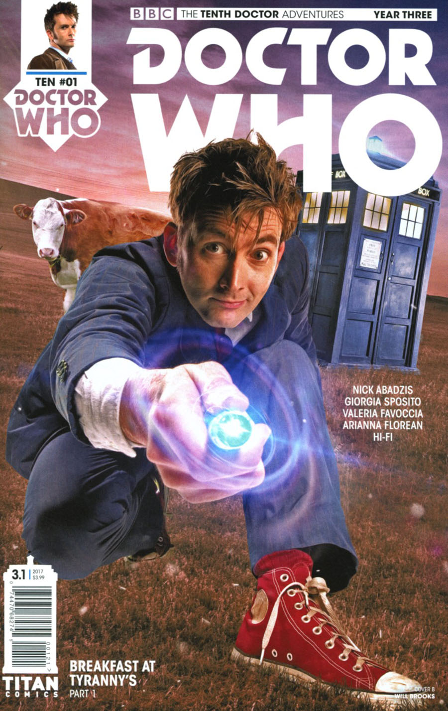 Doctor Who 10th Doctor Year Three #1 Cover B Variant Photo Cover
