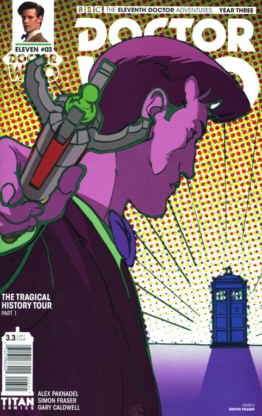 Doctor Who 11th Doctor Year Three #3 Cover D Variant Simon Fraser Cover
