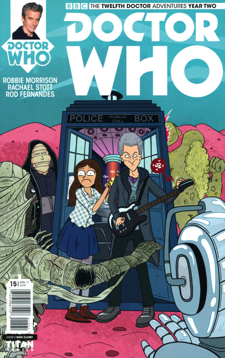 Doctor Who 12th Doctor Year Two #15 Cover C Variant Marc Ellerby Cover