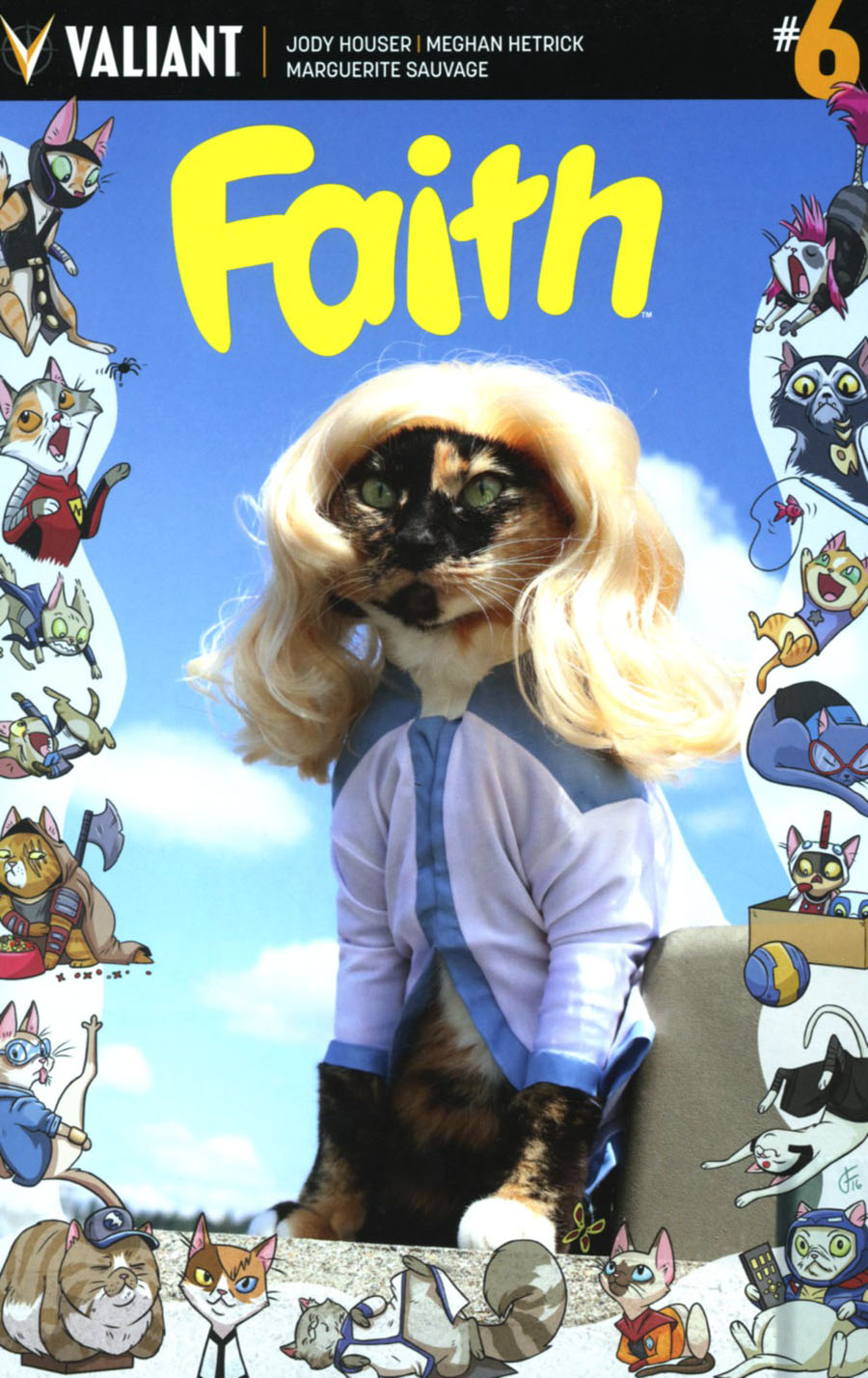 Faith (Valiant Entertainment) Vol 2 #6 Cover C Variant Valiant Cat Cosplay Cover