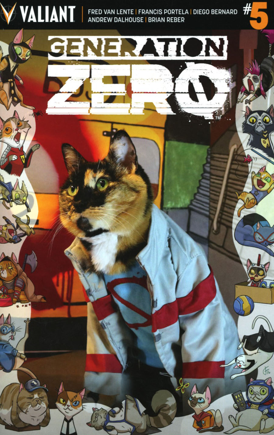 Generation Zero #5 Cover C Variant Valiant Cat Cosplay Cover