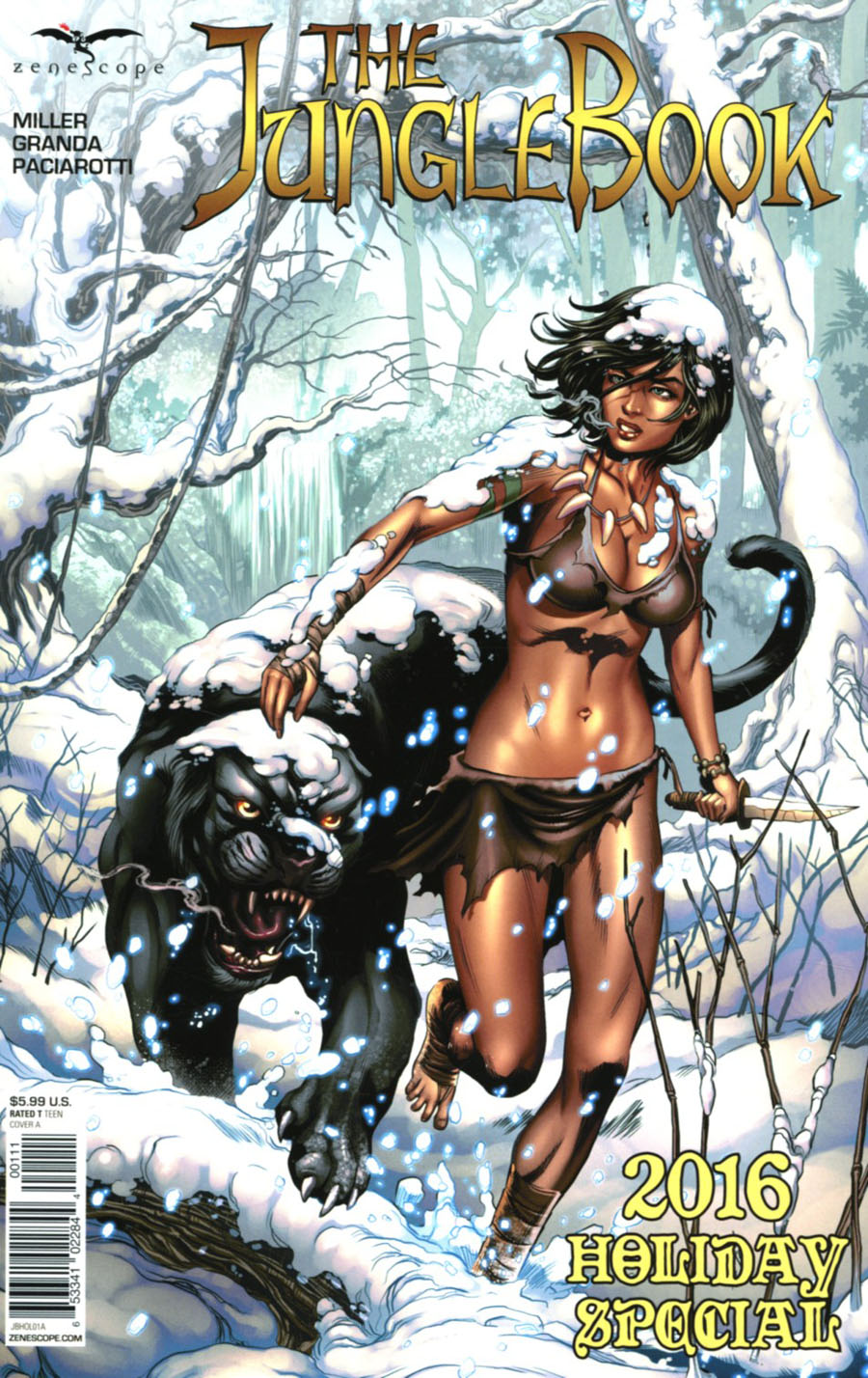 Grimm Fairy Tales Presents Jungle Book 2016 Holiday Special Cover A Allan Otero