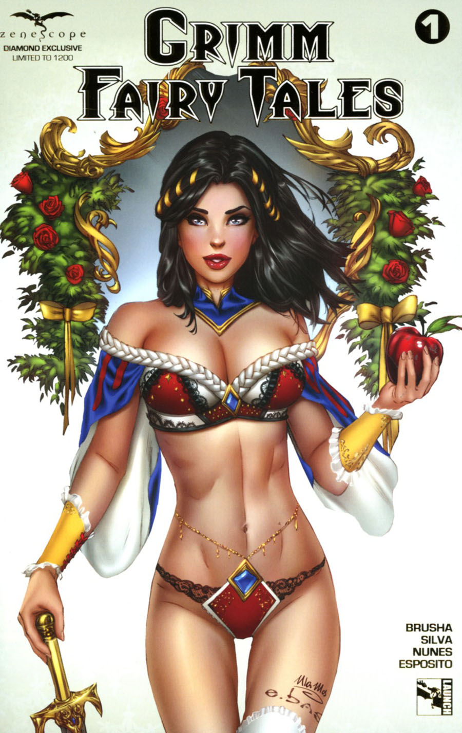 Grimm Fairy Tales Vol 2 #1 Cover F E-Bas Foil