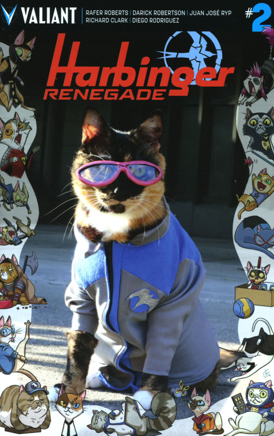 Harbinger Renegade #2 Cover D Variant Valiant Cat Cosplay Cover