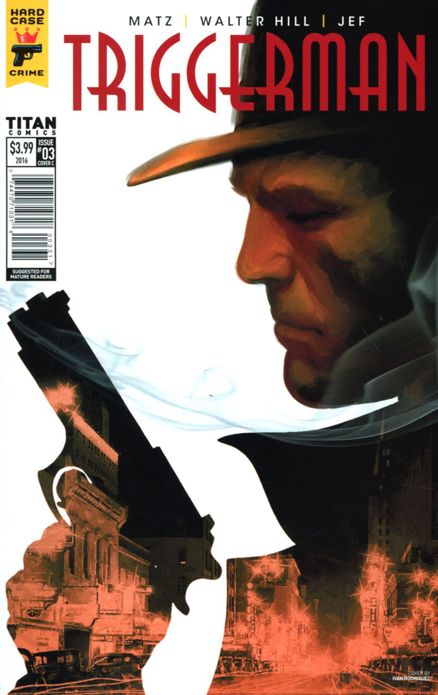 Hard Case Crime Triggerman #3 Cover C Variant Ivan Rodriguez Cover