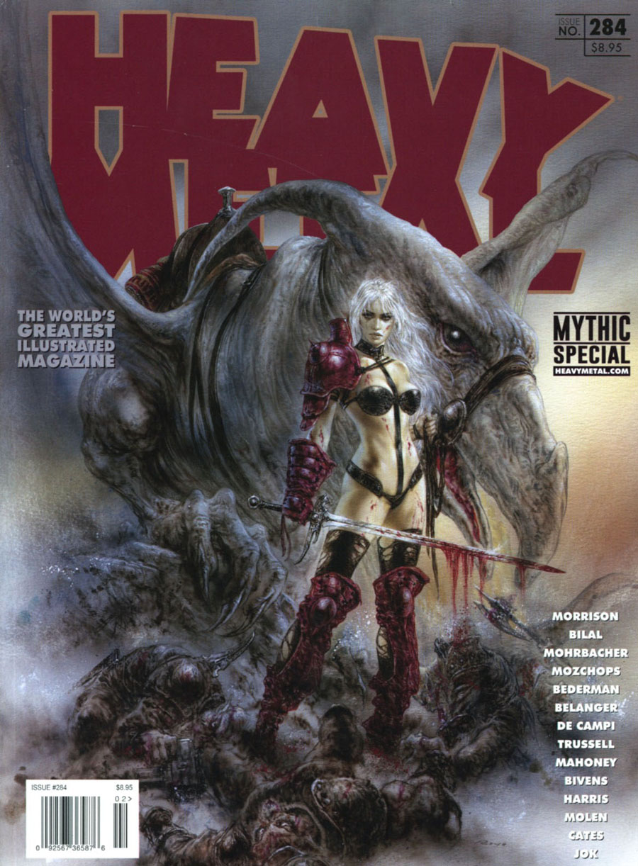 Heavy Metal #284 Cover A Taarna By Luis Royo