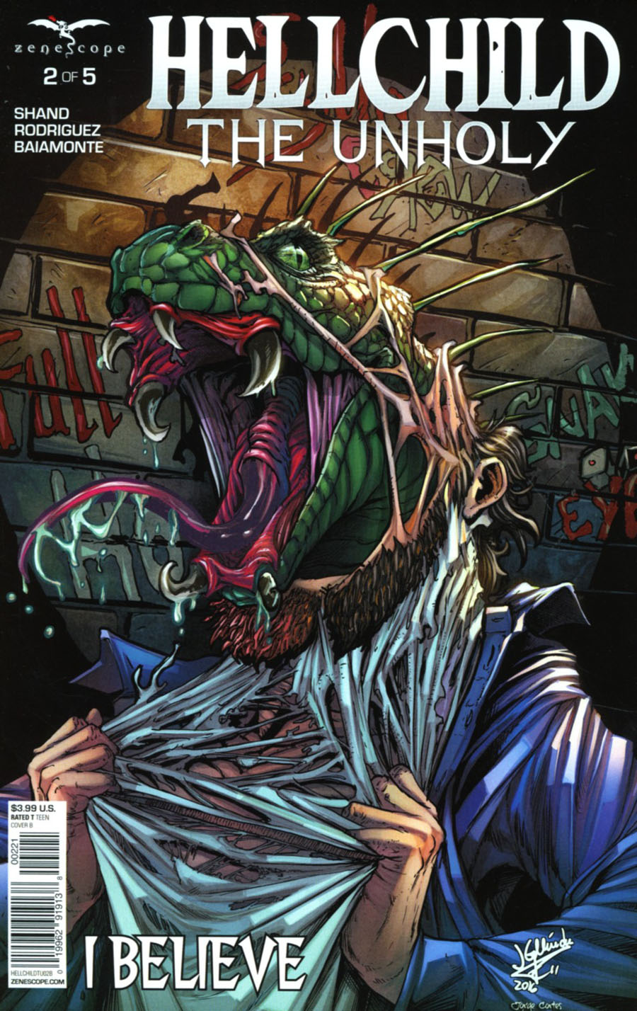 Grimm Fairy Tales Presents Hellchild The Unholy #2 Cover B JG Miranda