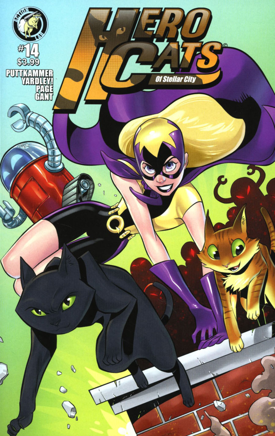 Hero Cats #14 Cover A Regular Tracy Yardley Cover