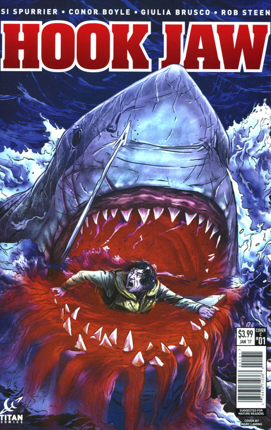 Hookjaw #1 Cover C Variant Marc Laming Cover