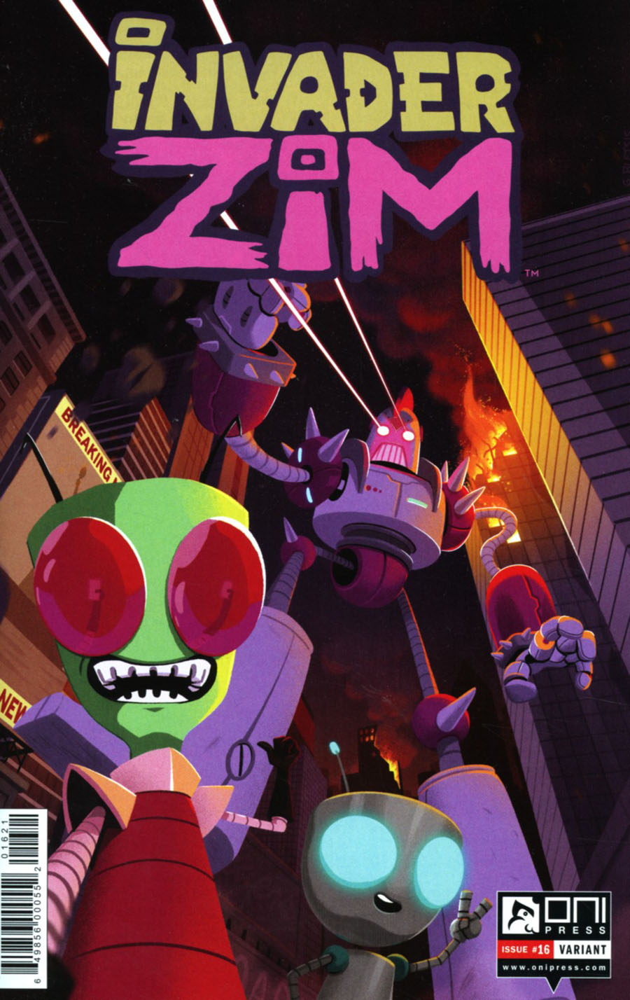 Invader Zim #16 Cover B Variant George Bletsis Cover