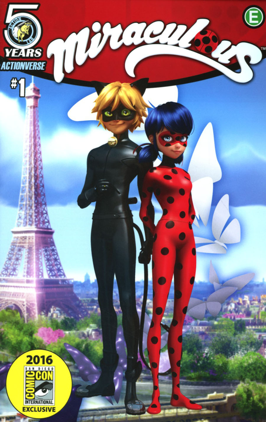 Miraculous #1 Cover E SDCC 2016 Exclusive B Variant Cover