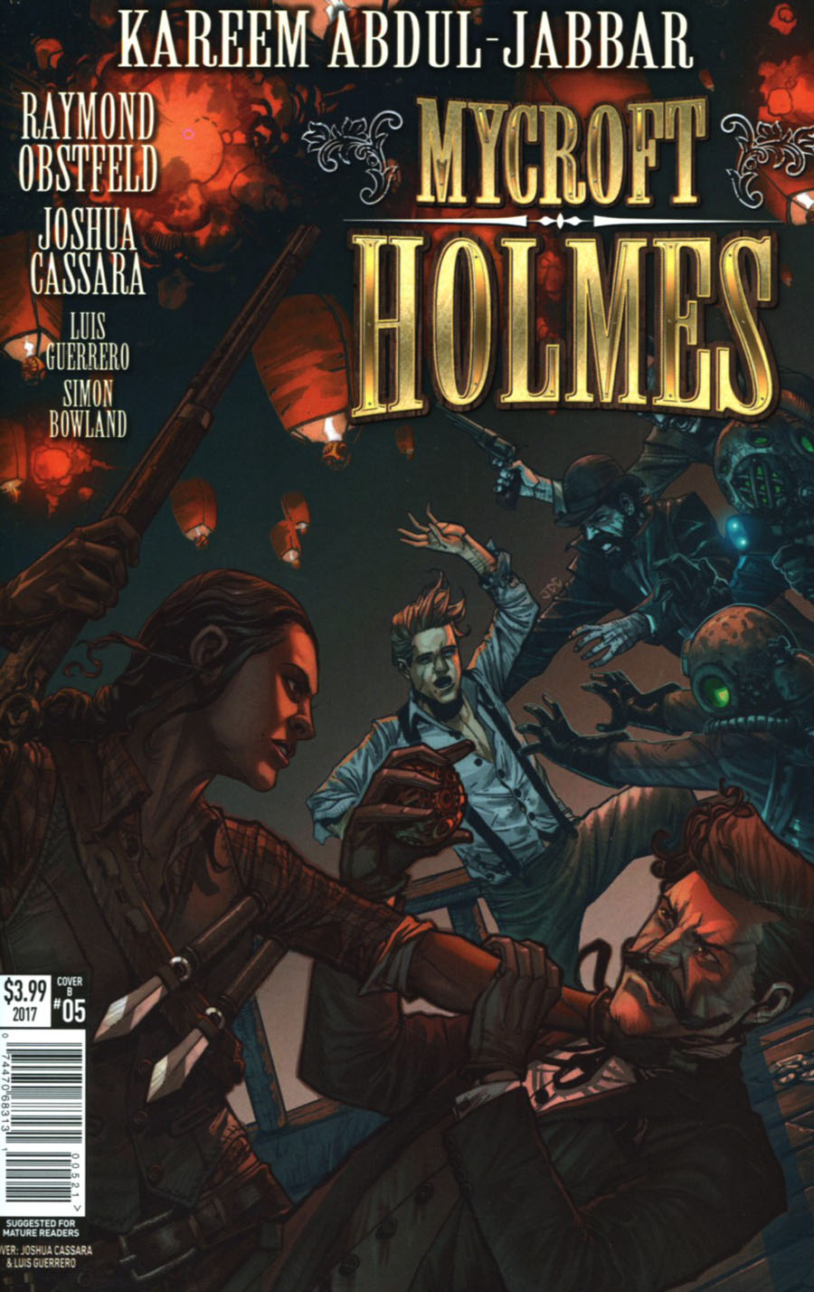 Mycroft Holmes And The Apocalypse Handbook #5 Cover B Variant Joshua Cassara & Luis Guerrero Cover
