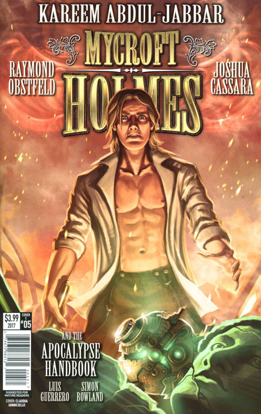 Mycroft Holmes And The Apocalypse Handbook #5 Cover C Variant Claudia Ianniciello Cover