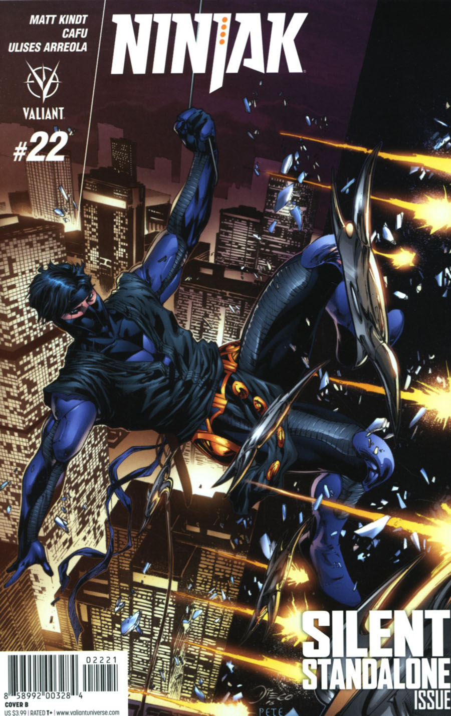 Ninjak Vol 3 #22 Cover B Variant Diego Bernard Cover