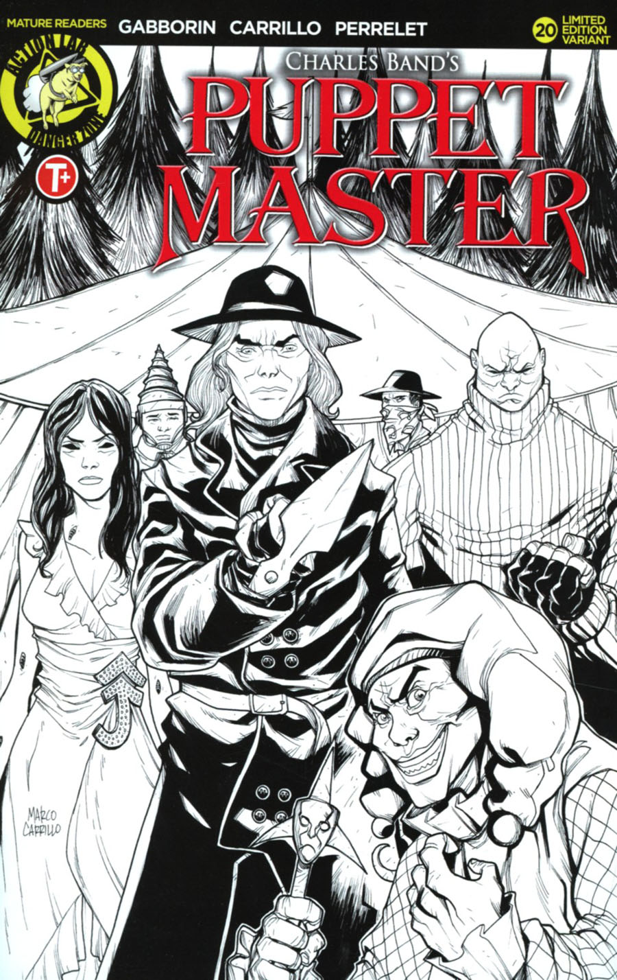 Puppet Master #20 Cover B Variant Marco Carrillo Sketch Cover