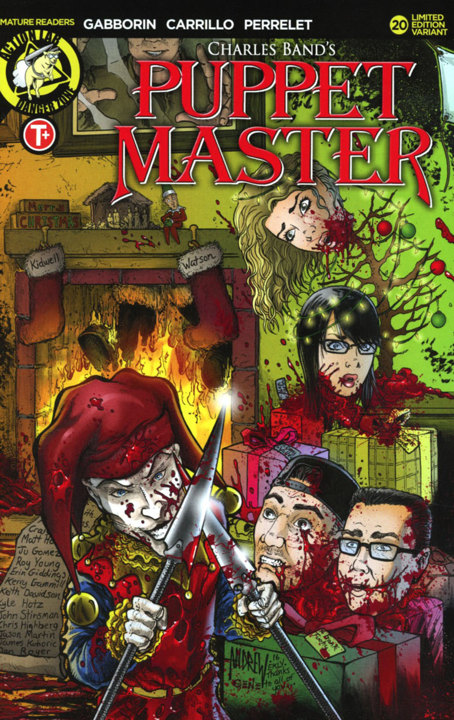 Puppet Master #20 Cover E Variant Andrew Mangum Kill Color Cover