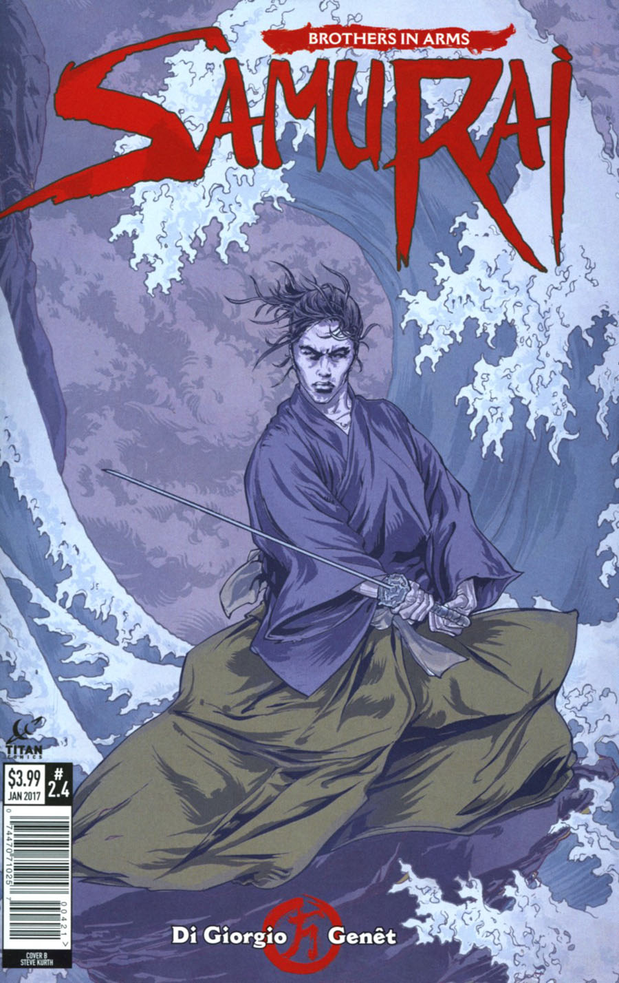 Samurai Brothers In Arms #4 Cover B Variant Steve Kurth Cover
