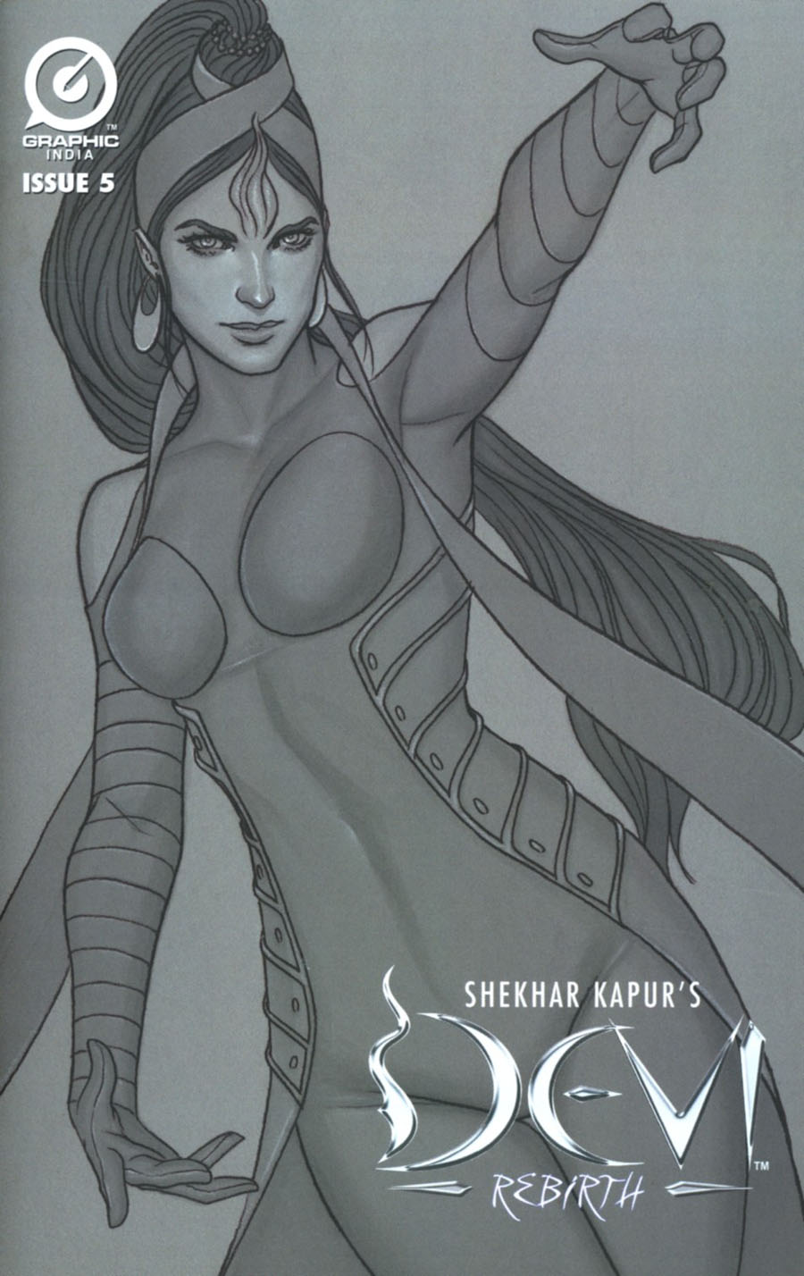 Shekhar Kapurs Devi Rebirth #5 Cover B Variant Jenny Frison Limited Edition Sketch Cover