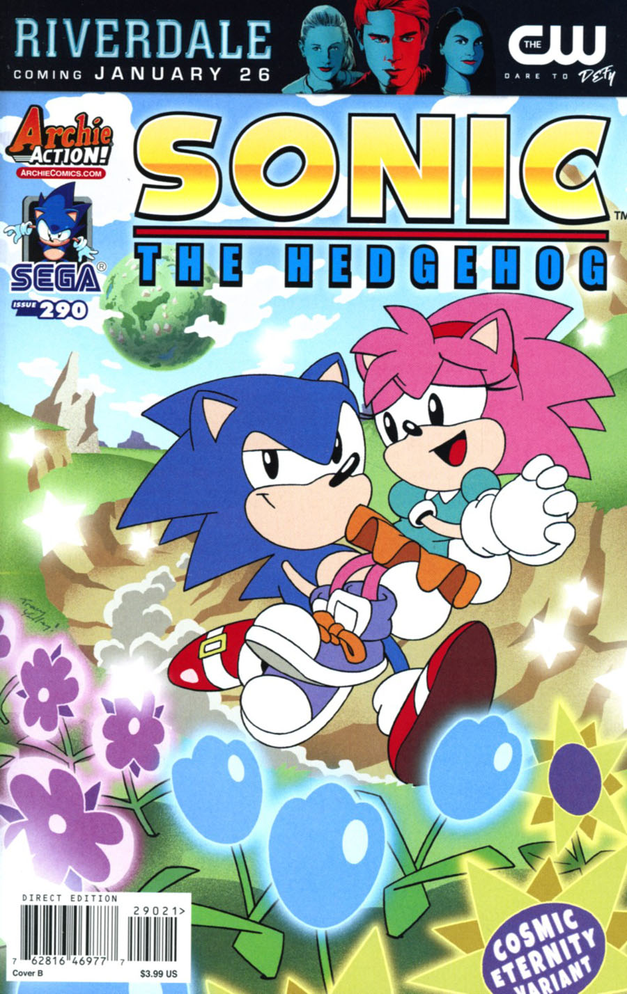 Sonic The Hedgehog Vol 2 #290 Cover B Variant Tracy Yardley Cover