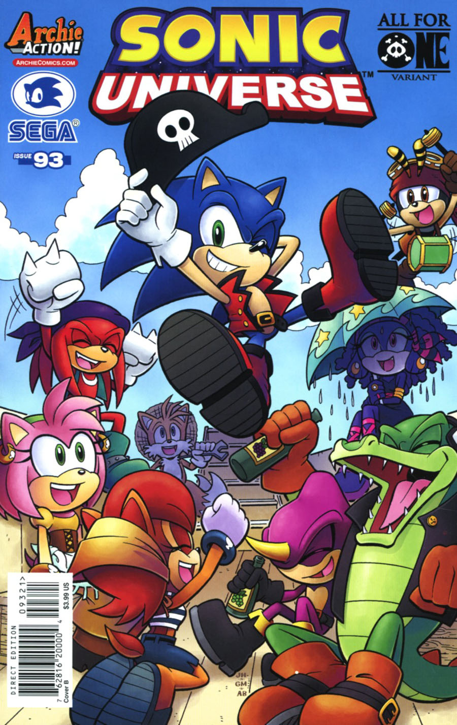 Sonic Universe #93 Cover B Variant Jennifer Hernandez Cover