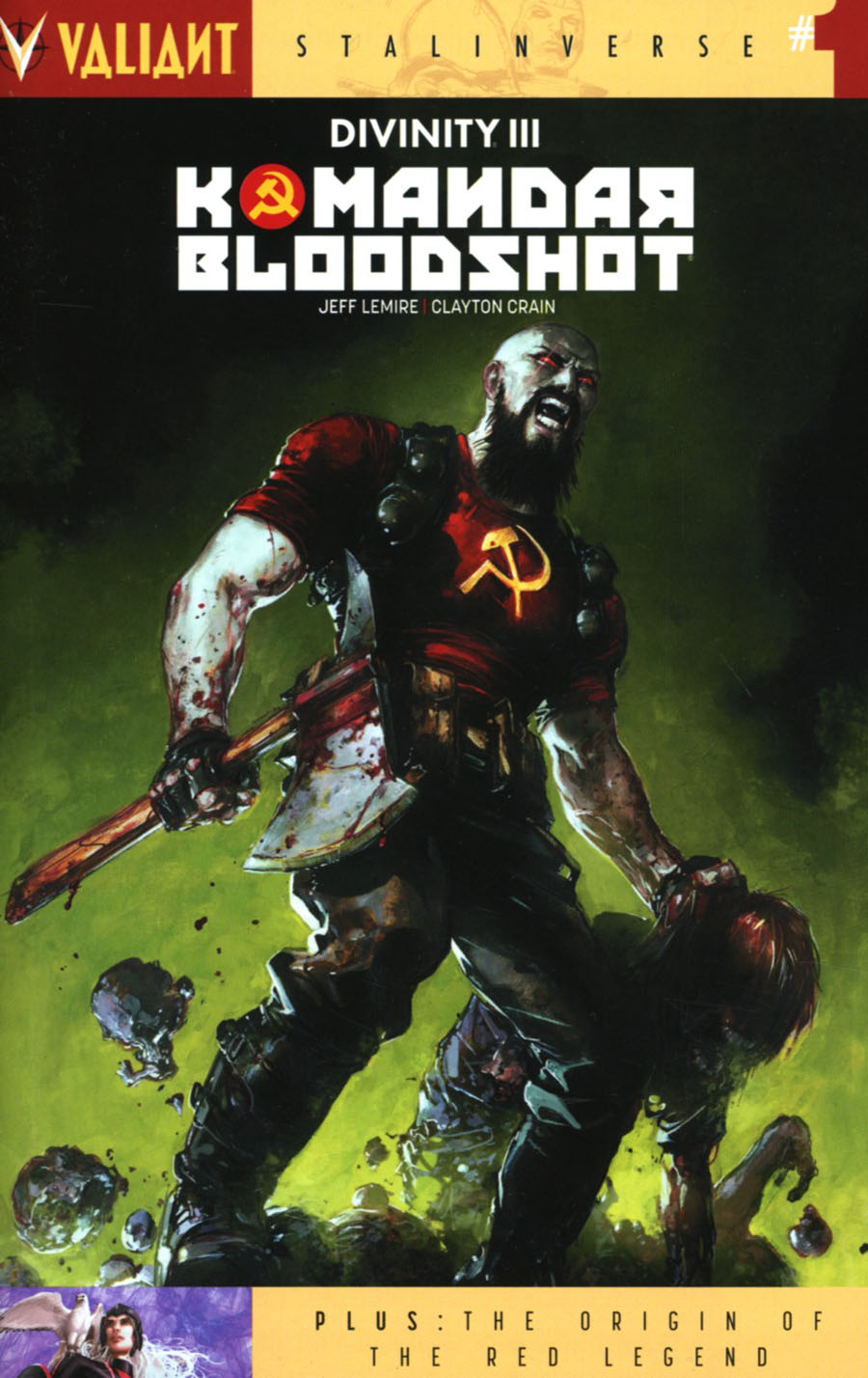 Divinity III Komandar Bloodshot One Shot Cover A Regular Clayton Crain Cover