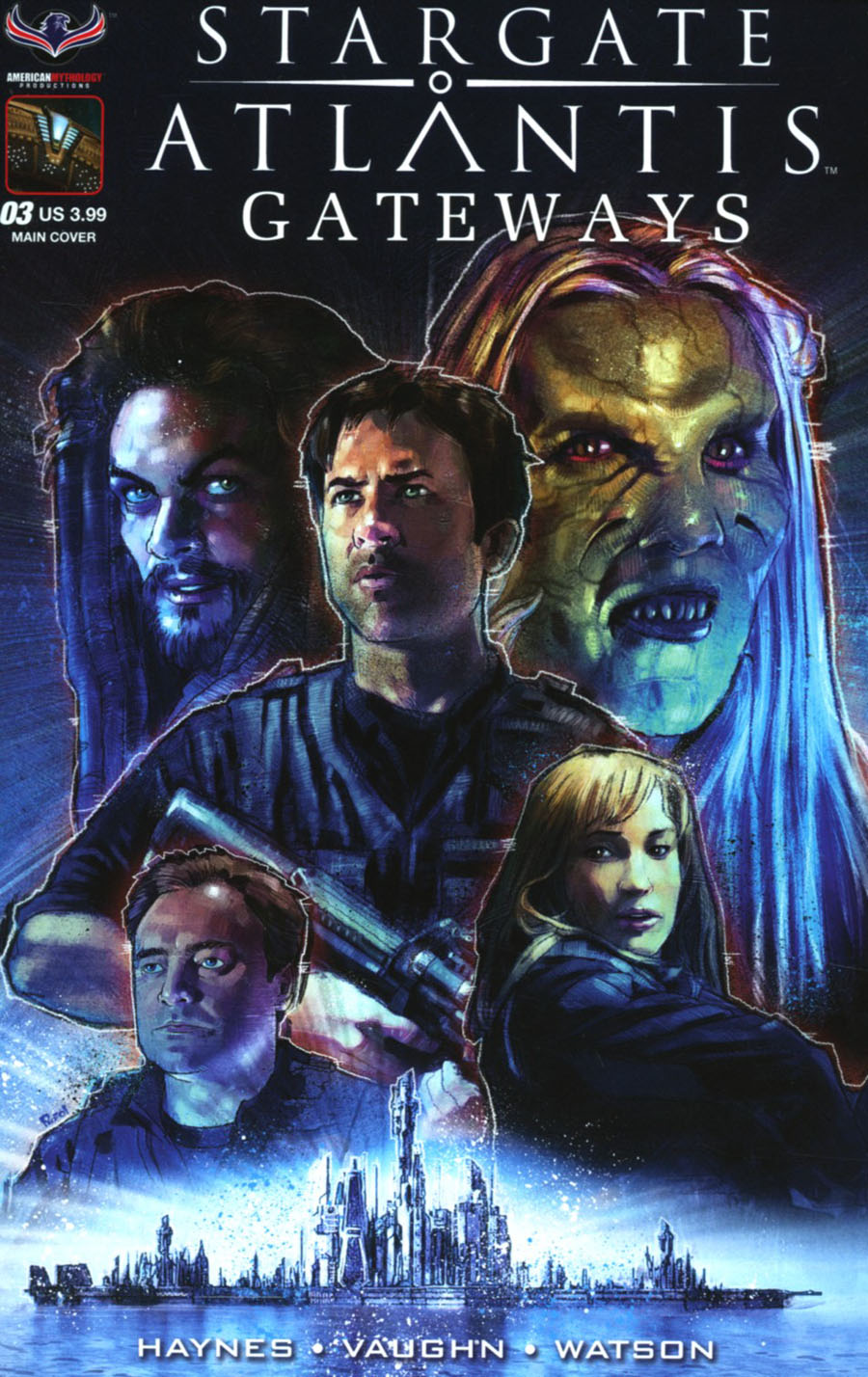 Stargate Atlantis Gateways #3 Cover A Regular Jon Pinto Cover