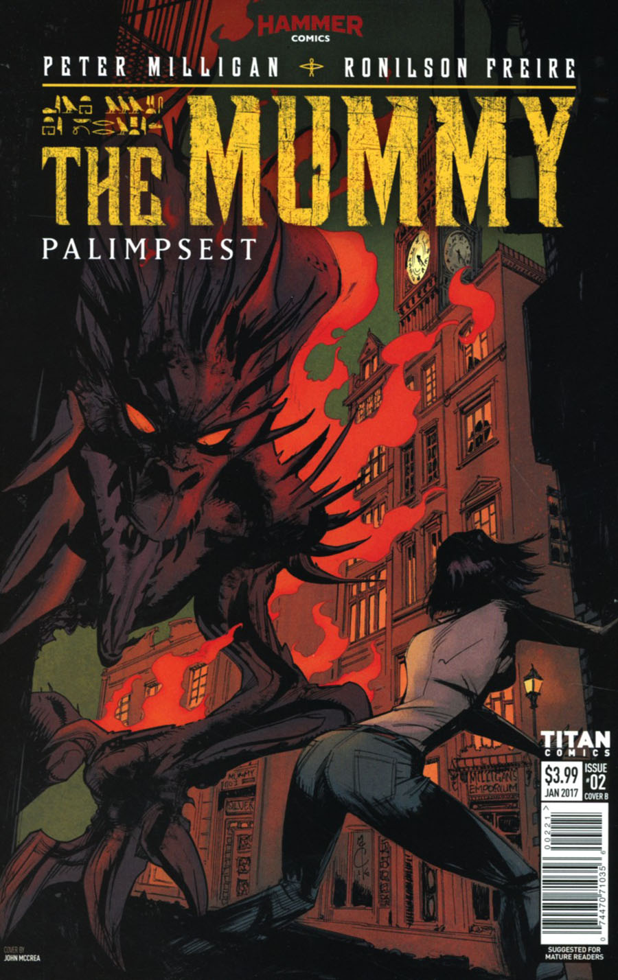 Mummy #2 Cover B Variant John McCrea Cover