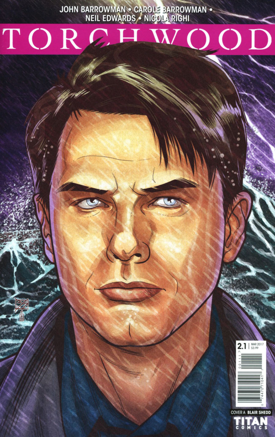 Torchwood Vol 3 #1 Cover A Regular Blair Shedd Cover