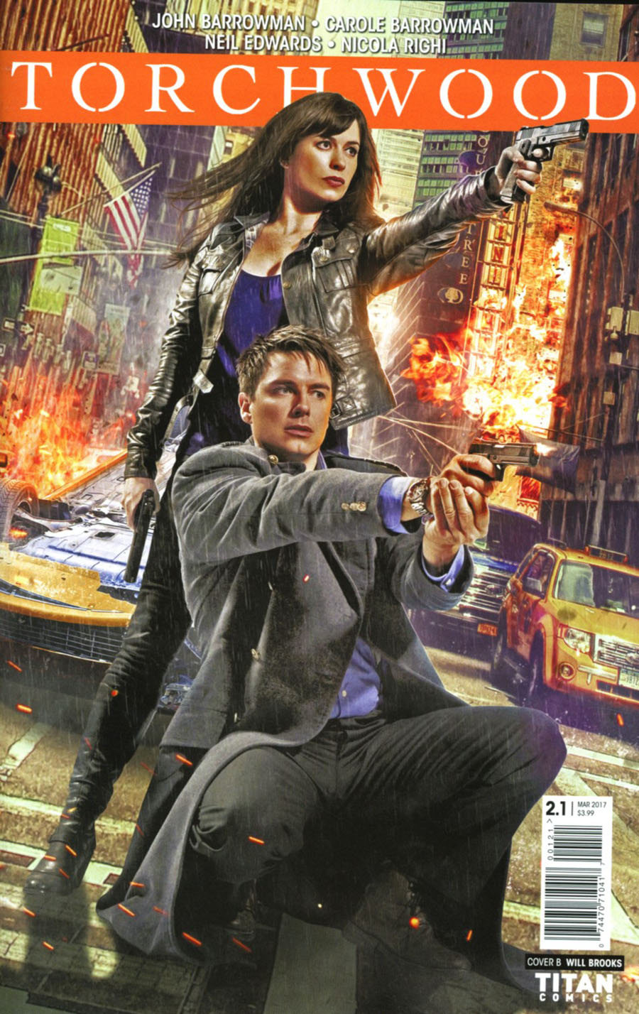 Torchwood Vol 3 #1 Cover B Variant Will Brooks Photo Cover