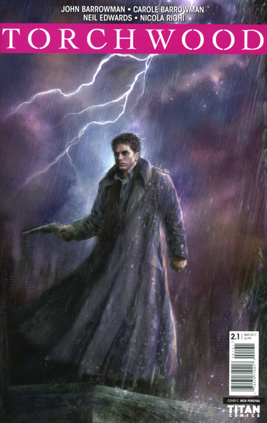 Torchwood Vol 3 #1 Cover C Variant Nick Percival Cover