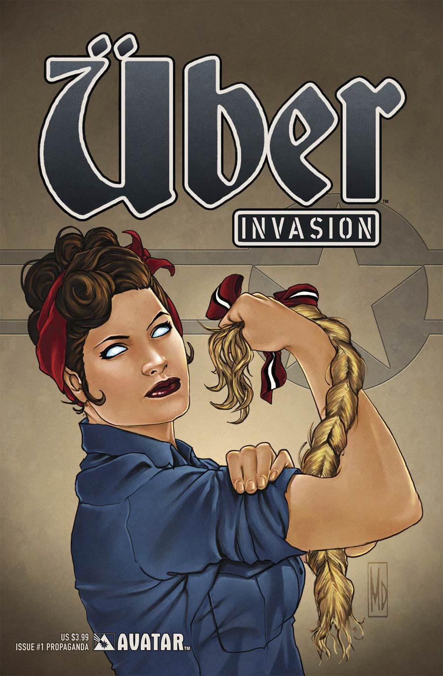 Uber Invasion #1 Cover E Propaganda Poster Cover