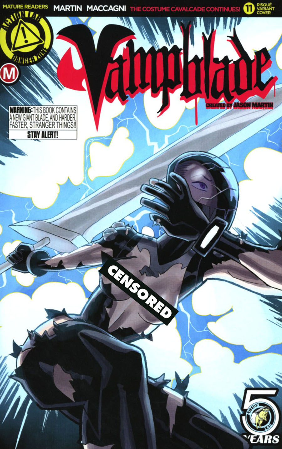 Vampblade #11 Cover B Variant Winston Young Risque Cover