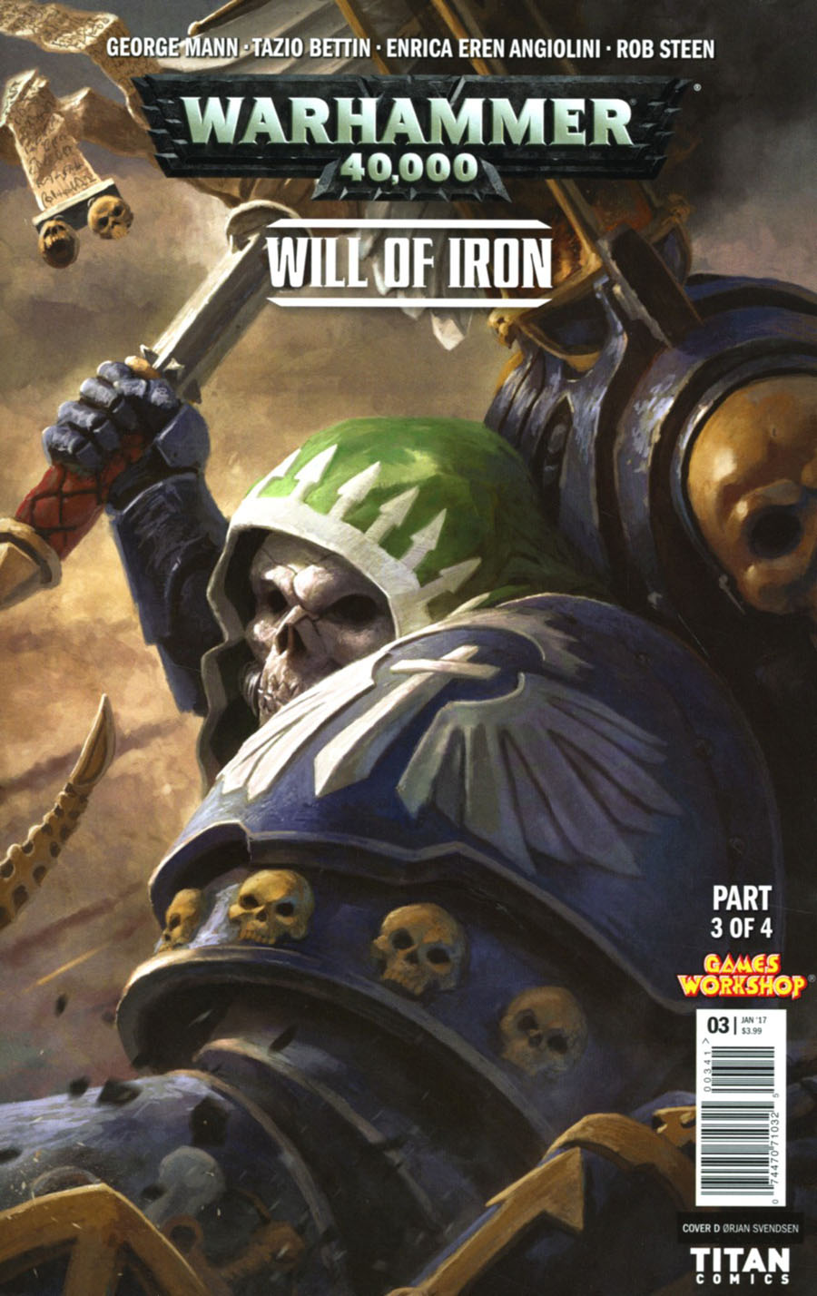 Warhammer 40000 Will Of Iron #3 Cover D Variant Orjan Svendsen Cover