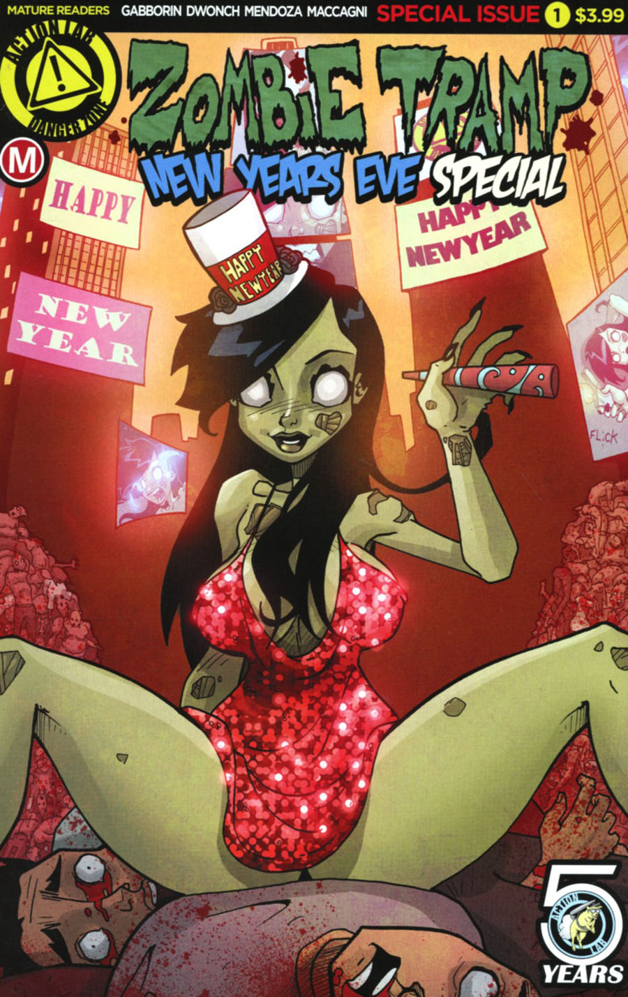 Zombie Tramp New Years Eve 2016 Special Cover A Regular Dan Mendoza Cover