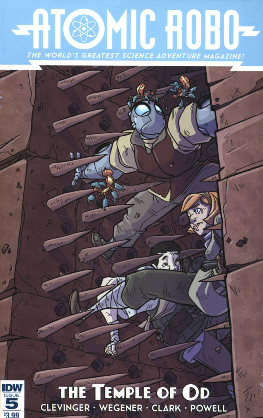 Atomic Robo And The Temple Of Od #5 Cover A Regular Scott Wegener Cover