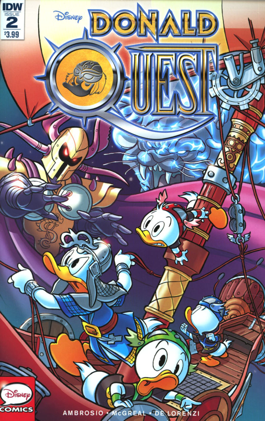 Donald Quest #2 Cover A Regular Andrea Freccero Cover