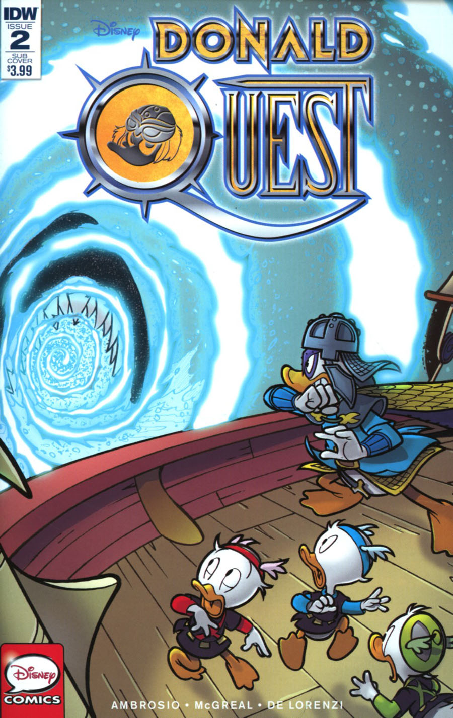 Donald Quest #2 Cover B Variant Andrea Freccero Subscription Cover