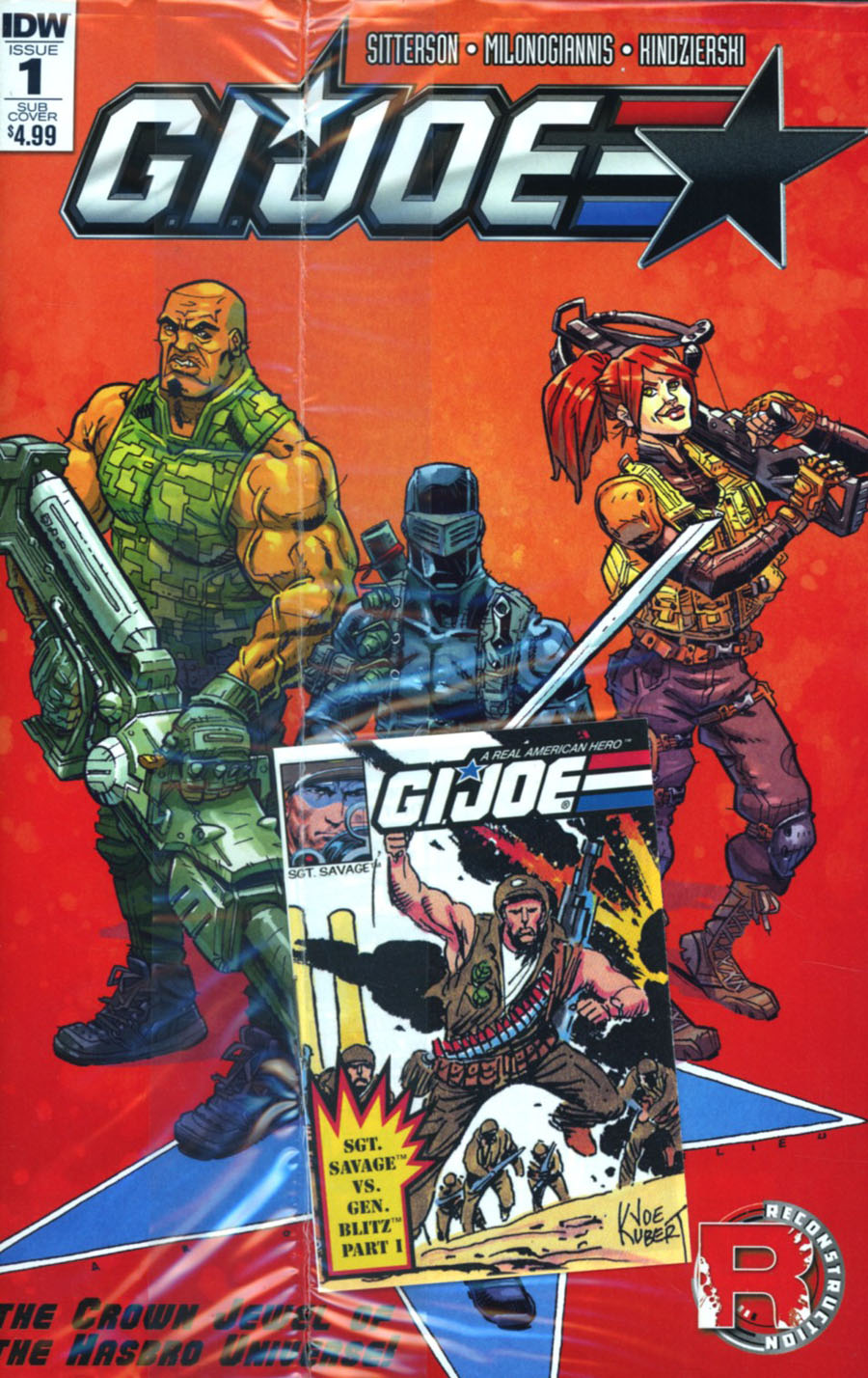 GI Joe Vol 8 #1 Cover D Variant Aaron Conley Micro Comic Cover