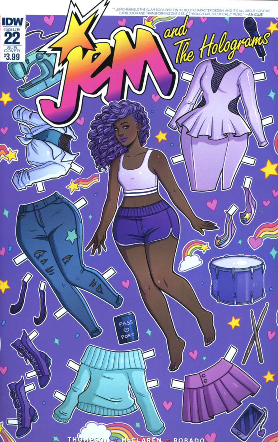 Jem And The Holograms #22 Cover B Variant Jen Bartel Subscription Cover