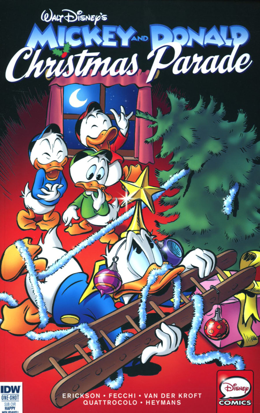 Mickey & Donald Christmas Parade #2 Cover B Variant Daan Jippes Subscription Cover