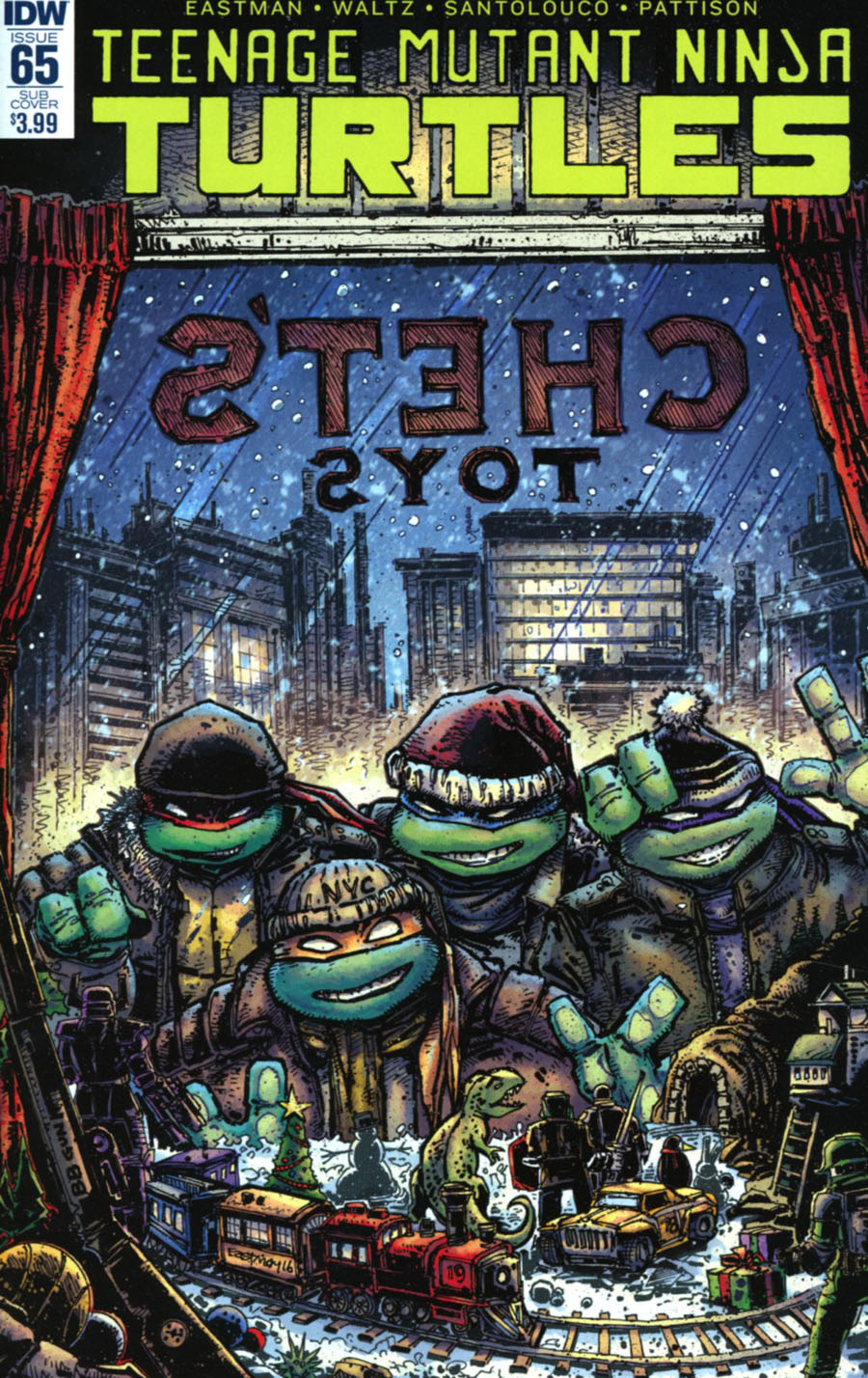 Teenage Mutant Ninja Turtles Vol 5 #65 Cover B Variant Kevin Eastman Subscription Cover