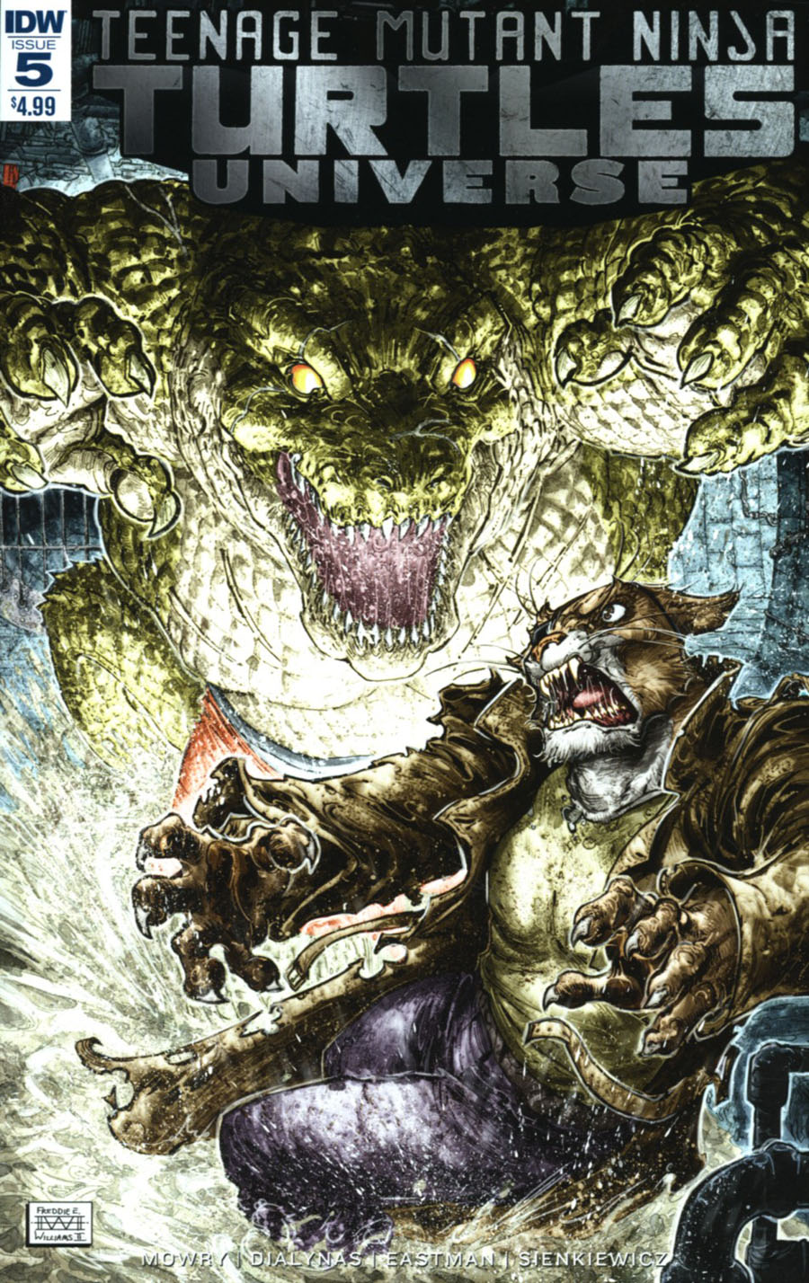 Teenage Mutant Ninja Turtles Universe #5 Cover A Regular Freddie Williams Cover