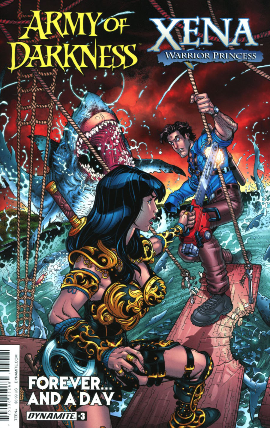 Army Of Darkness Xena Forever And A Day #3 Cover A Regular Nick Bradshaw Cover