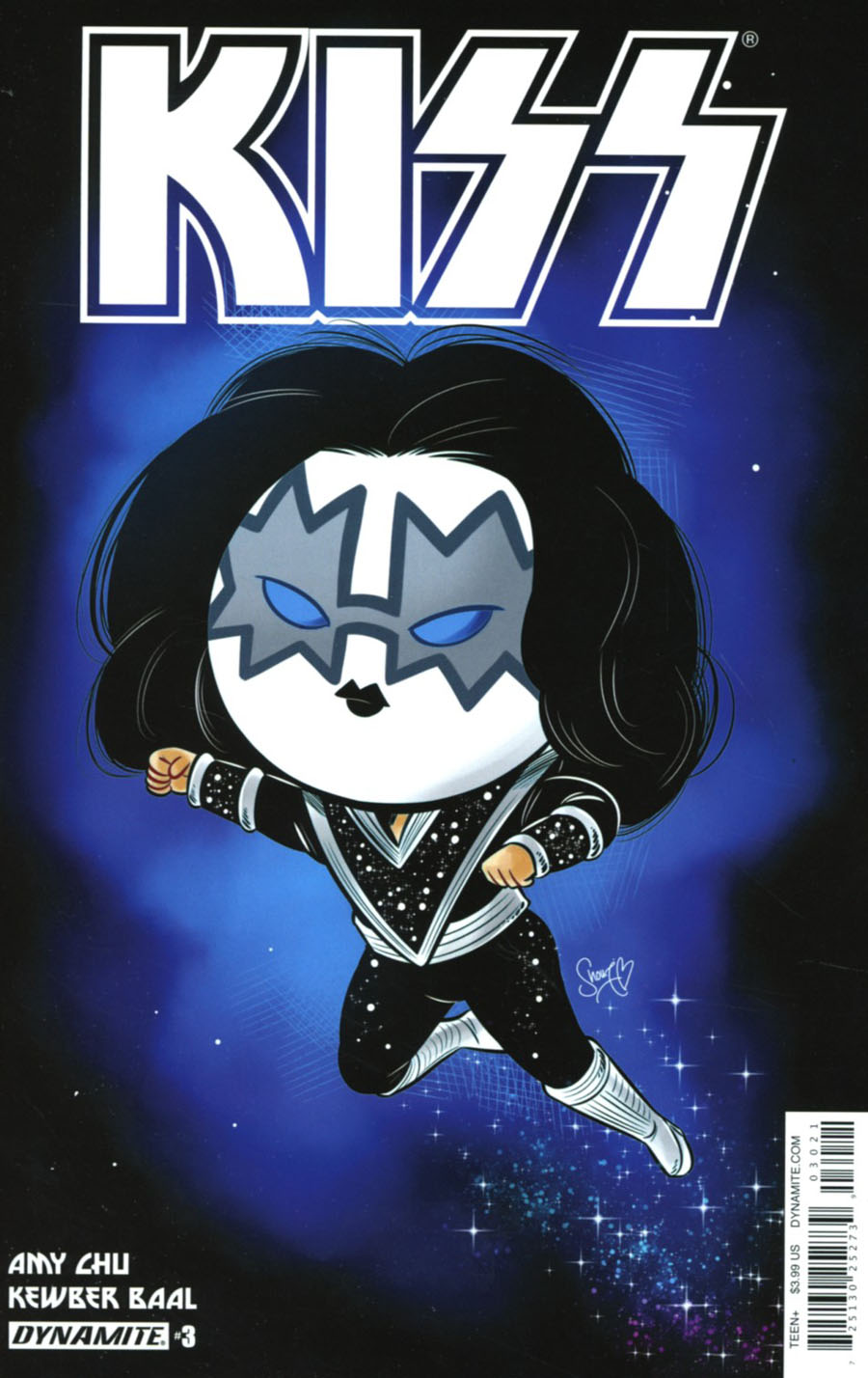 KISS Vol 3 #3 Cover B Variant Shouri Spaceman Emoji Cover